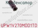 Конденсатор UPW1V270MDD1TD фотография 2.