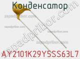 Конденсатор AY2101K29Y5SS63L7 фотография 3.