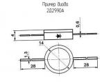 2Д2990А схема, чертеж диода.