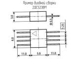 2ДС523ВМ схема, чертеж диодной сборки.