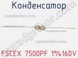 Конденсатор FSCEX 7500PF 1%160V фотография 2.