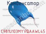 Конденсатор C981U103MYVDAAWL45 фотография 2.