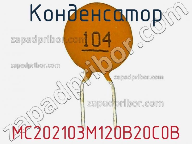 Конденсатор MC202103M120B20C0B фотография.