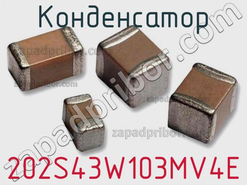 Конденсатор 202S43W103MV4E фотография.