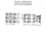 2РМДТ36КПЭ20Ш6В1В схема, чертеж соединителя.