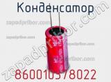 Конденсатор 860010378022 фотография 2.