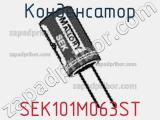 Конденсатор SEK101M063ST фотография 2.