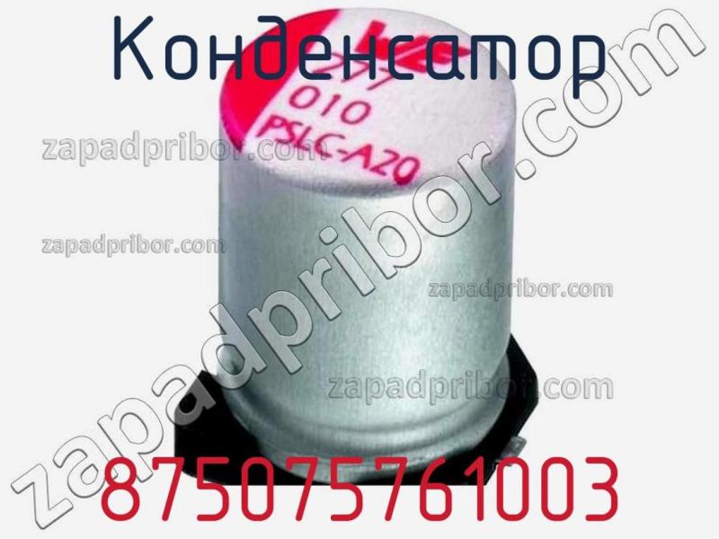 Конденсатор 875075761003 фотография.