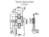 2Т931А схема, чертеж транзистора.