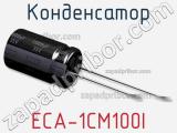 Конденсатор ECA-1CM100I фотография 2.