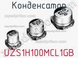 Конденсатор UZS1H100MCL1GB фотография 2.