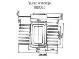 3ОД109Д схема, чертеж оптопары.