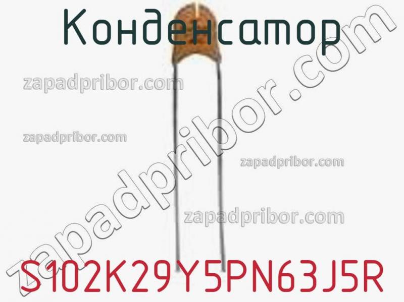 Конденсатор S102K29Y5PN63J5R фотография 1.