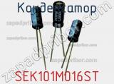 Конденсатор SEK101M016ST фотография 2.