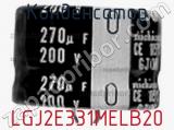 Конденсатор LGJ2E331MELB20 фотография 2.