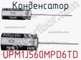 Конденсатор UPM1J560MPD6TD фотография 2.