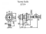 Д232А схема, чертеж диода.