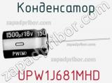 Конденсатор  UPW1J681MHD фотография 2.