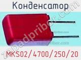 Конденсатор  MKS02/4700/250/20 