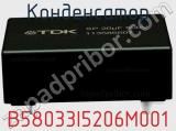 Конденсатор  B58033I5206M001 фотография 2.