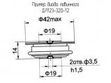 ДЛ123-320-12 схема, чертеж диода лавинного.