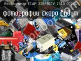 Конденсатор ECAP 220/350V 2540 CD294 