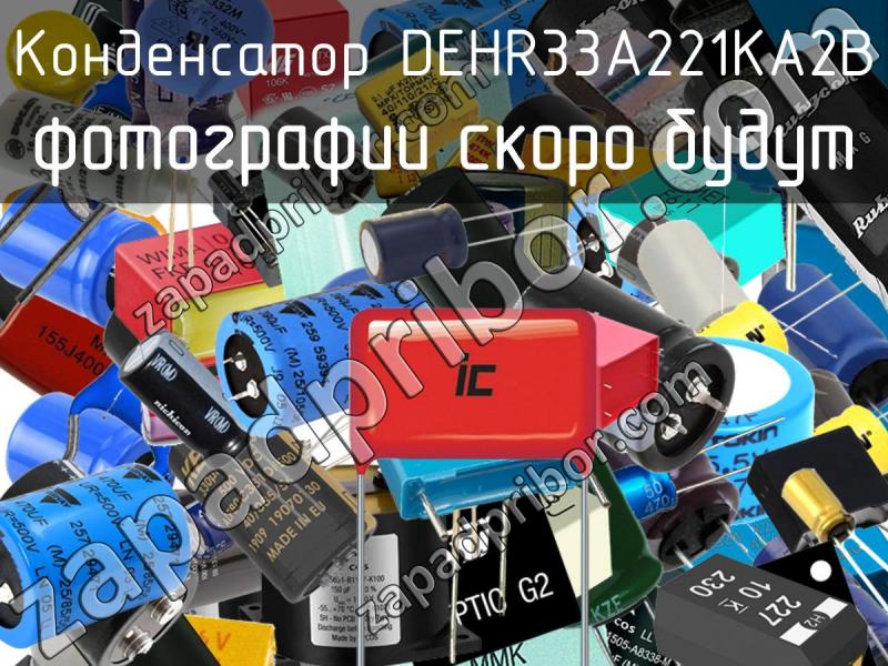 Конденсатор DEHR33A221KA2B фотография.