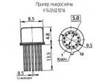 К140УД101А схема, чертеж микросхемы.