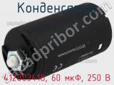 Конденсатор 412803418, 60 мкФ, 250 В 