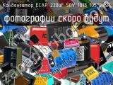 Конденсатор ECAP 220uF 50V 1013 105°C SR 
