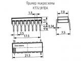 К174УН10А схема, чертеж микросхемы.