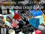 Конденсатор GRM0335C2A100GA01D 