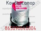 Конденсатор 865090640004 фотография 2.