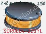 Индуктивность SMD SDR0604-220YL фотография 2.