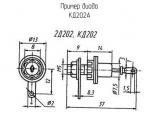 КД202А схема, чертеж диода.
