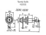 КД202Д схема, чертеж диода.