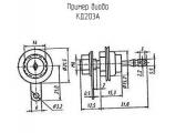 КД203А схема, чертеж диода.