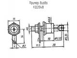 КД204В схема, чертеж диода.