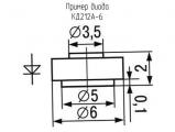КД212А-6 схема, чертеж диода.