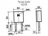 КД212В схема, чертеж диода.