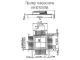 КН1015ПЛ5В схема, чертеж микросхемы.
