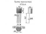 КП364А схема, чертеж транзистора.