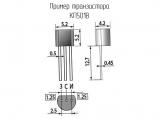 КП501В схема, чертеж транзистора.