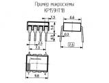 КР159НТ1В схема, чертеж микросхемы.