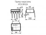 КР249КН2А схема, чертеж микросхемы.