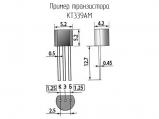 КТ339АМ схема, чертеж транзистора.