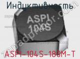 Индуктивность ASPI-104S-180M-T