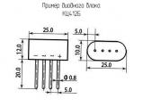 КЦ412Б схема, чертеж диодного блока.