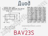 Диод BAV23S фотография 3.