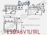 Диод  ESDA6V1U1RL  фотография 3.